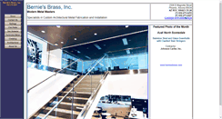 Desktop Screenshot of berniesbrass.com