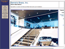Tablet Screenshot of berniesbrass.com
